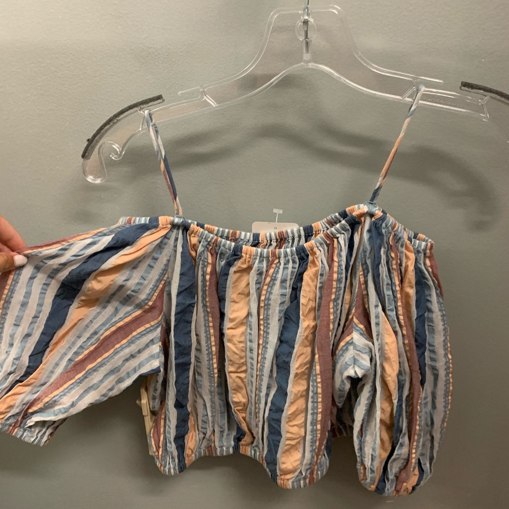 NWT Ulla Johnson Freesia Sky Crop Top - Picture 1 of 4